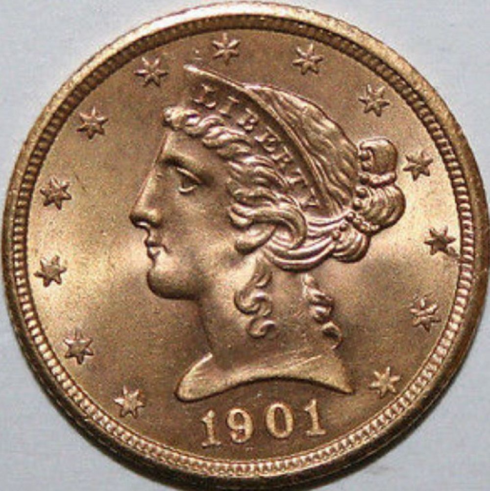 1901-S-$5-Liberty-Head-Gold